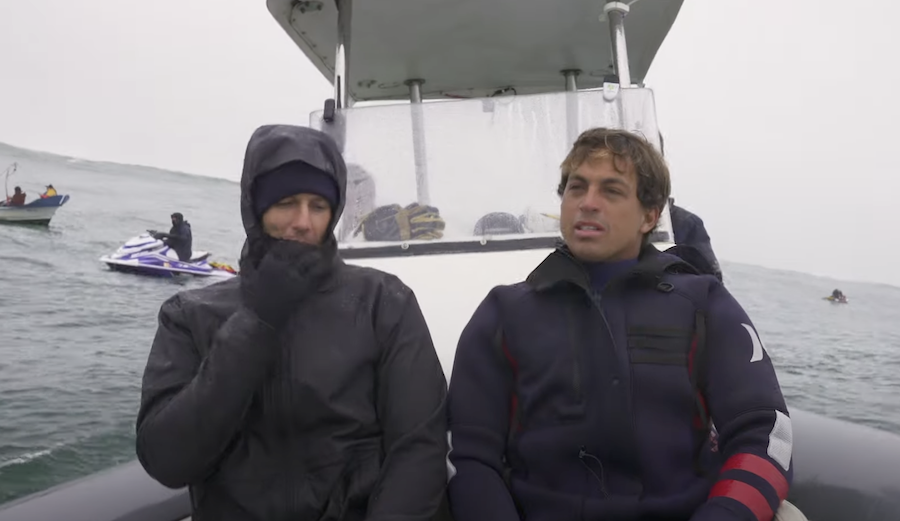 ian walsh and kai lenny go to mavericks