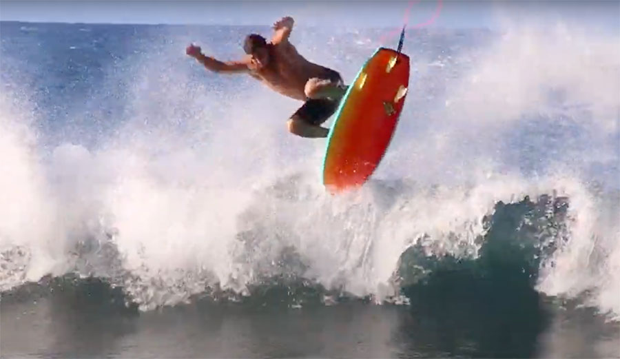 Clay Marzo surfing in Maui
