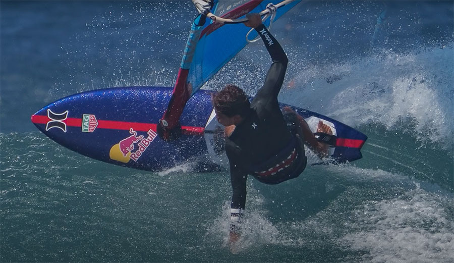 Kai Lenny windsurfing