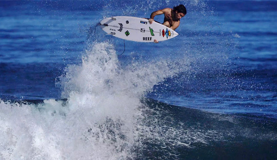 Mason Ho surfing Rocky Point