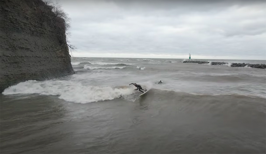Ben Gravy Surfed the 'Best Point Break in Ohio'