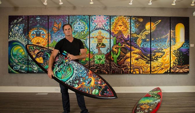 Iconic San Clemente Artist Drew Brophy Has Been Hospitalized With COVID