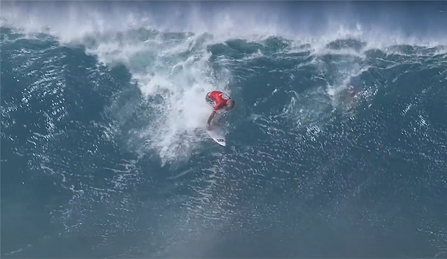 Ivan Florence surfing Pipeline