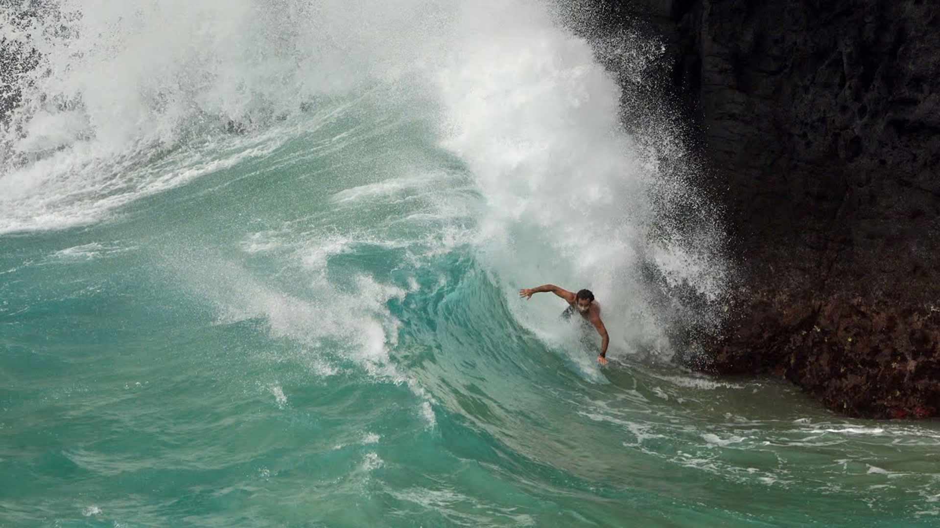 Mason Ho surfing