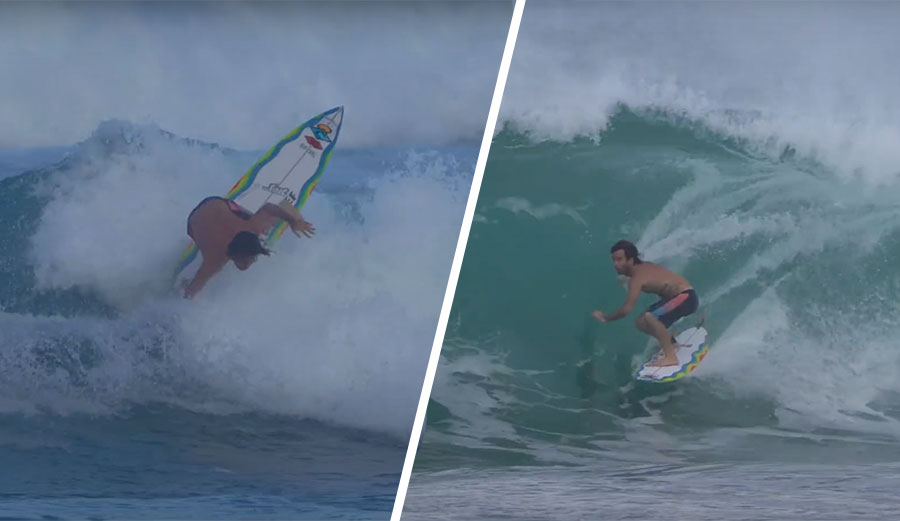 Mason Ho surfing