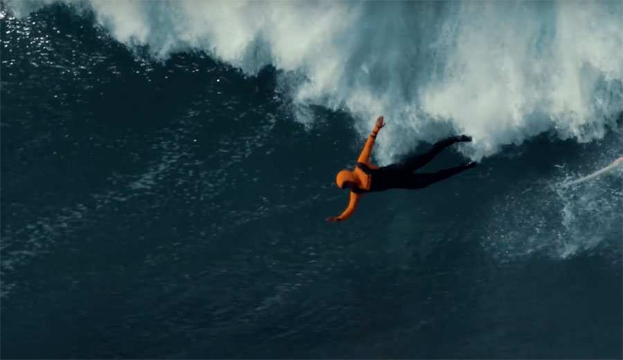 Nic Von Rupp surfing The Cave