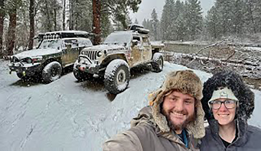 Here's How This Couple Snow Camps in Freezing Temperatures (In a Tent)