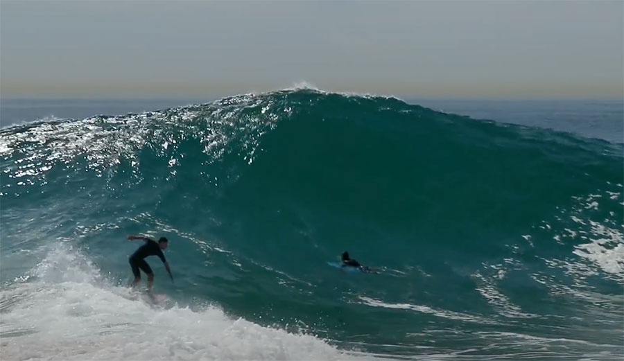 Skimboarding at the Wedge