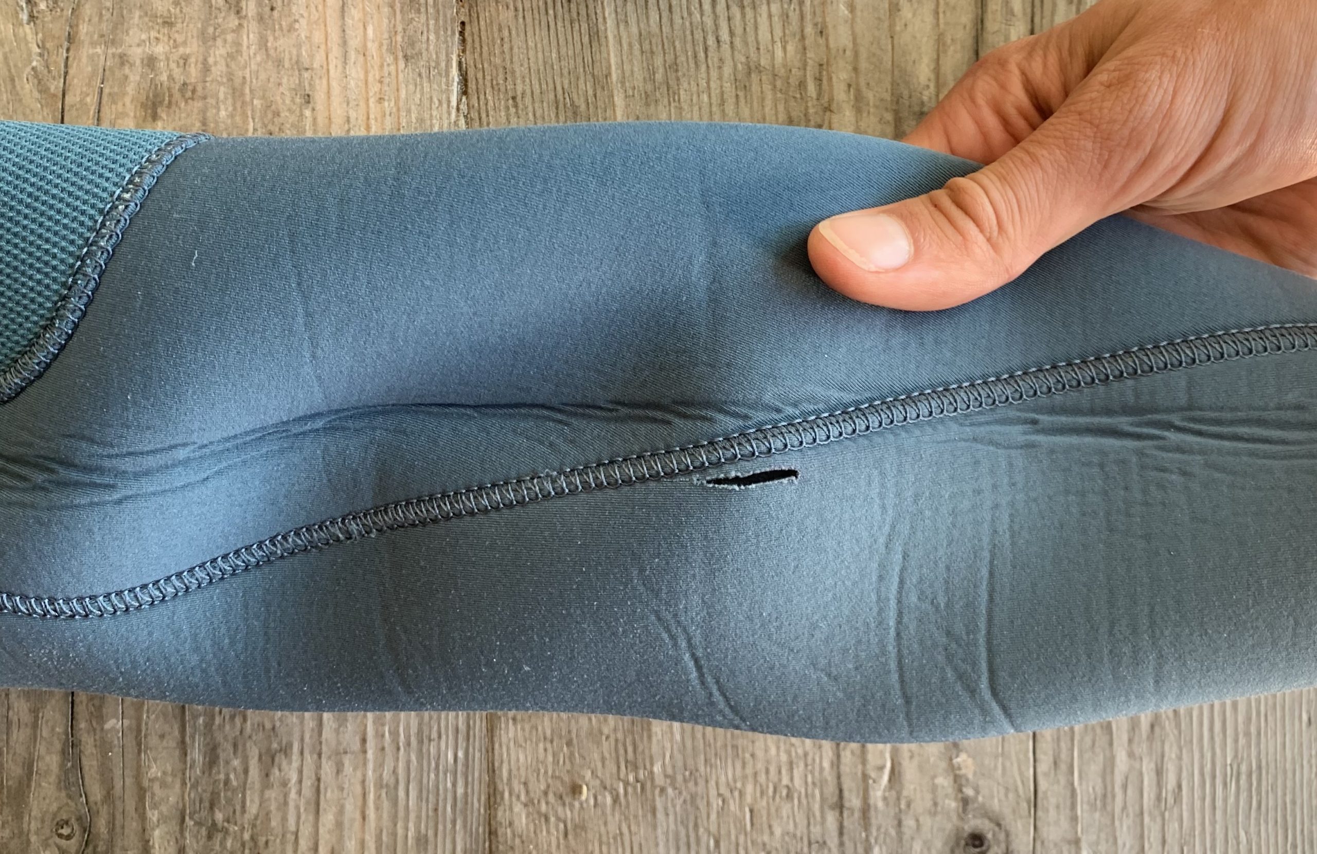 wetsuit tear