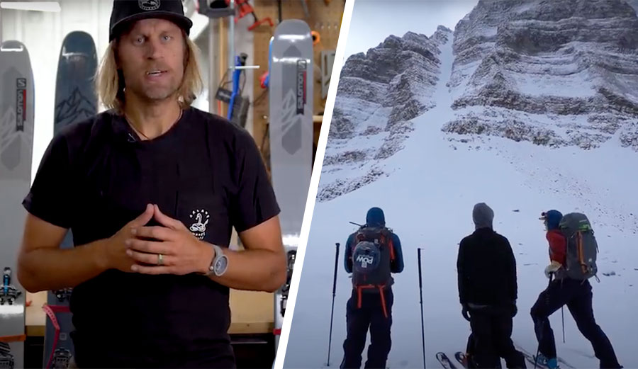 Cody Townsend couloir skiing