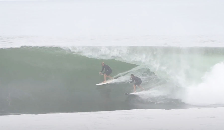 John John Florence surfing Backdoor