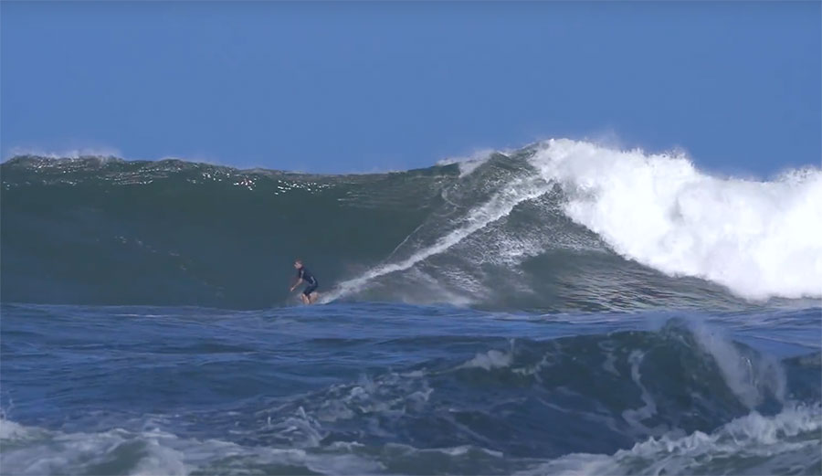 Koa Smith surfing Haleiwa