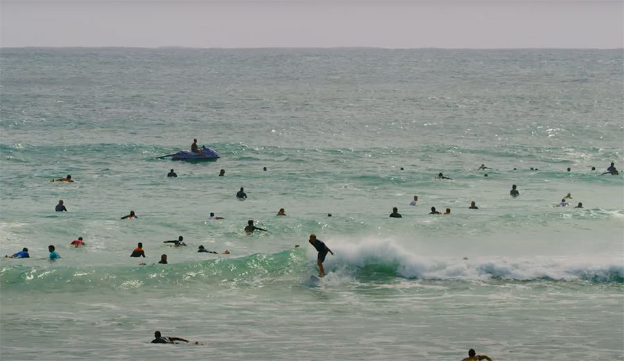 John John Florence surfing Snapper Rocks