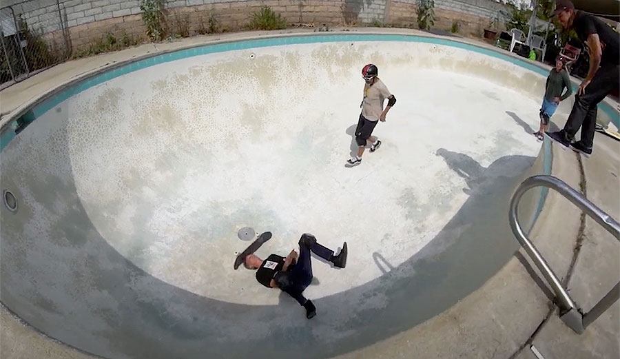 Tony Hawk skating