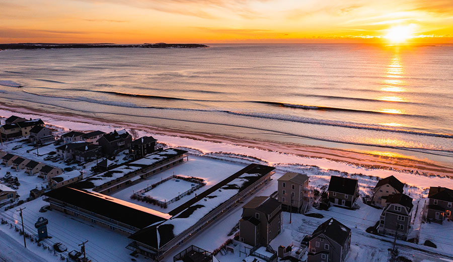 Maine Winter Surfing