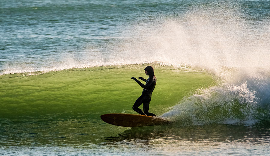 Maine Winter Surfing