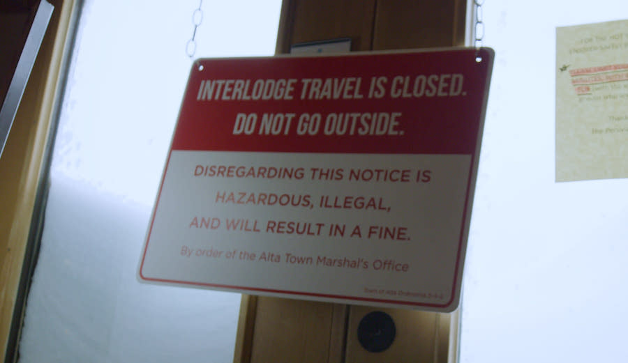 Interlodge at Alta Sign