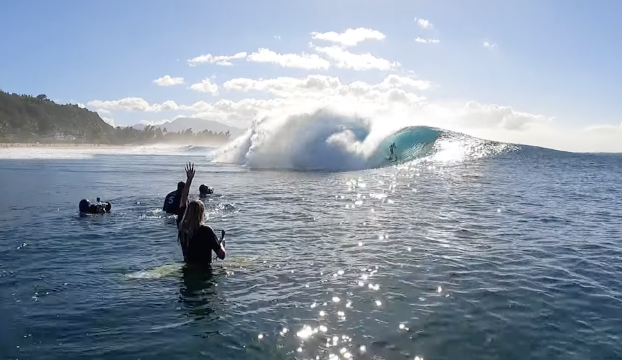 Laura Enever reporting from Pipeline