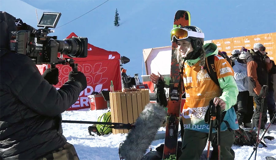 We Mic'd Up Lexi Dupont During One Gnarly Run at the Freeride World Tour