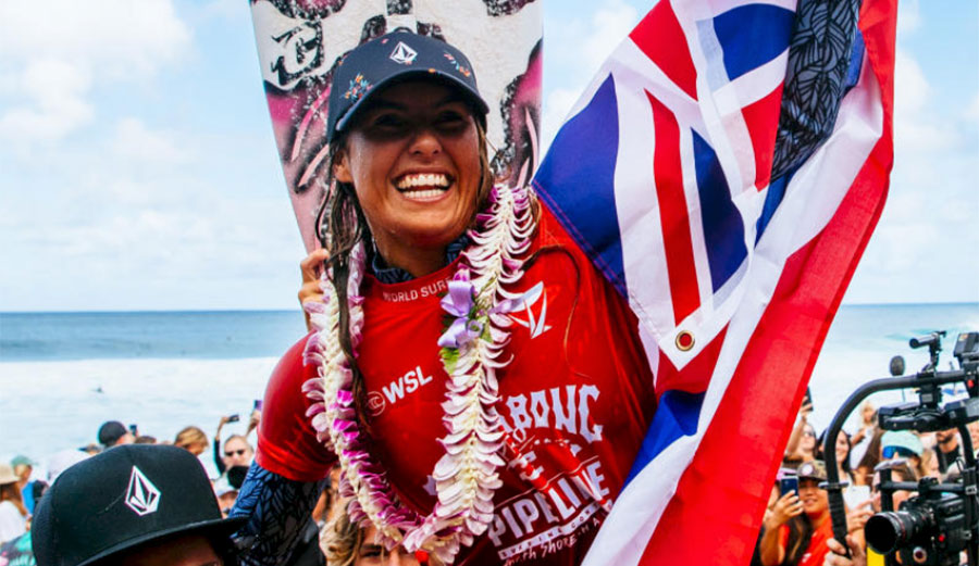 Moana Jones Wong wins Pipeline Pro