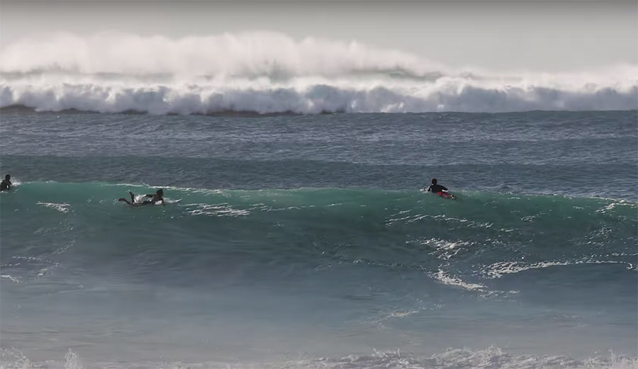 Nathan Florence surfing Pipeline