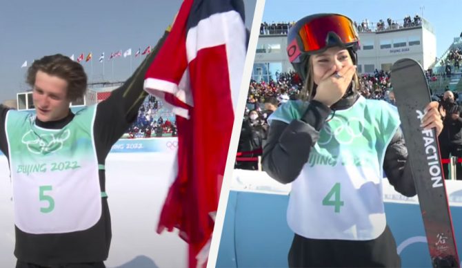 Birk Ruud and Eileen Gu Olympics