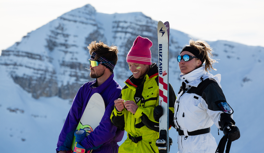 Spring Skiing Retro Jackson Hole