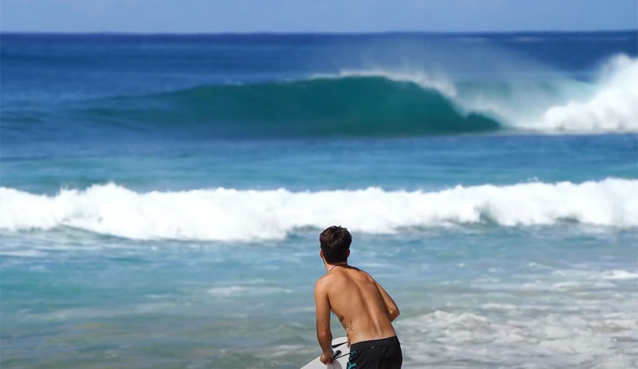 Mason Ho at shorebreak