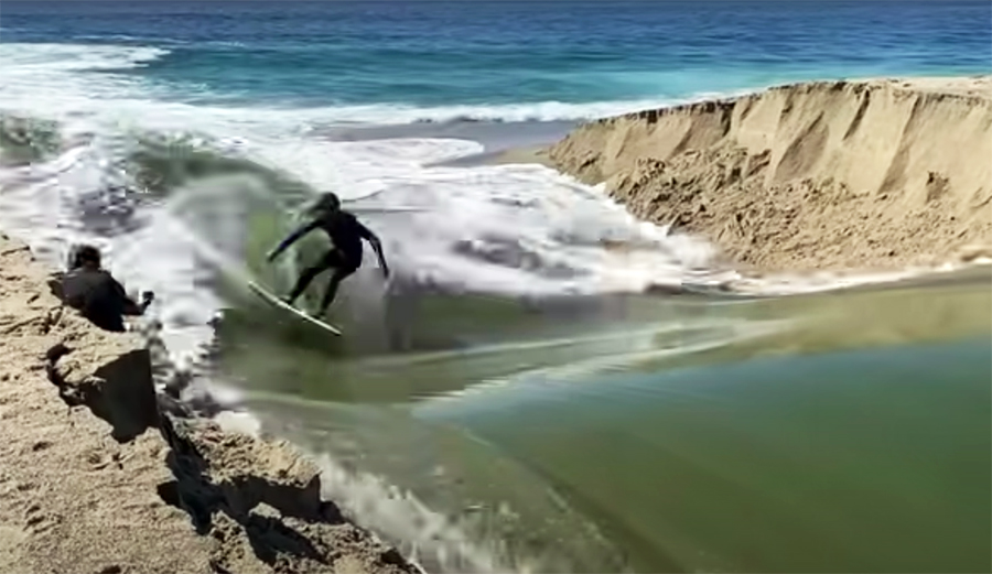 This Is as Good as the Aliso Creek River Wave Gets
