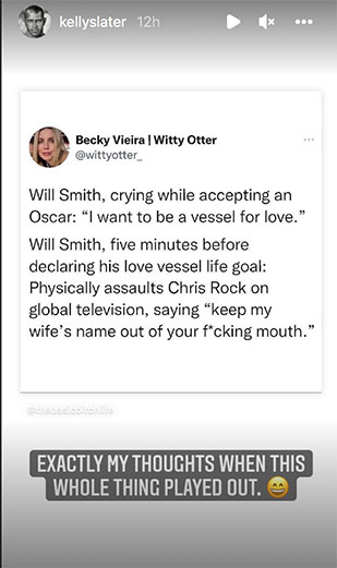 Kelly Slater on Instagram