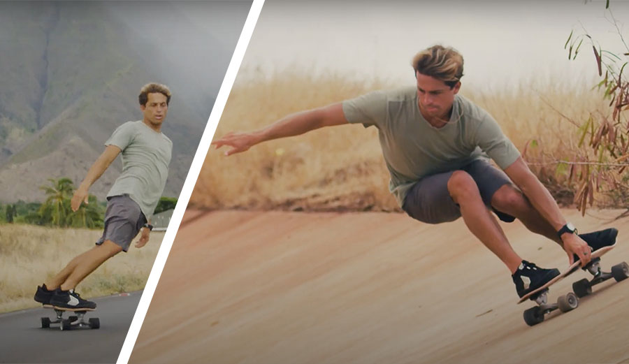 Kai Lenny on Carver Skateboard
