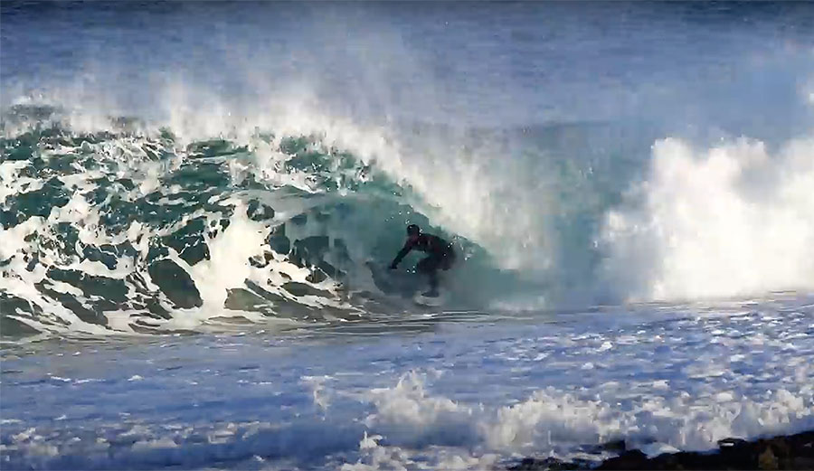 Mason Ho surfing