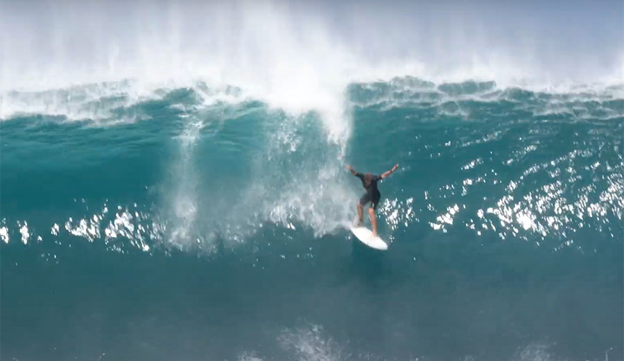 Nathan Florence surfing Pipeline