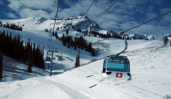 Snowbasin mountain, Utah