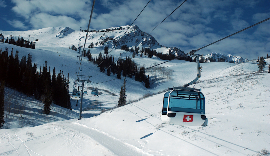 Snowbasin mountain, Utah