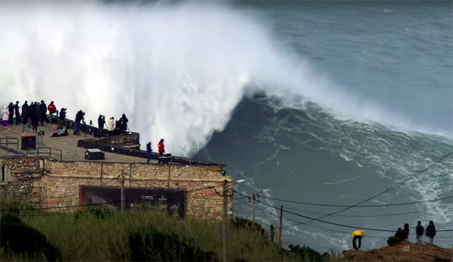 This Is a Look at the 'Massive Monsters' of Nazaré on March 25th, 2022