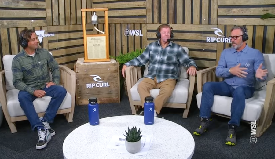 Erik Logan joins the Bells Beach broadcast.