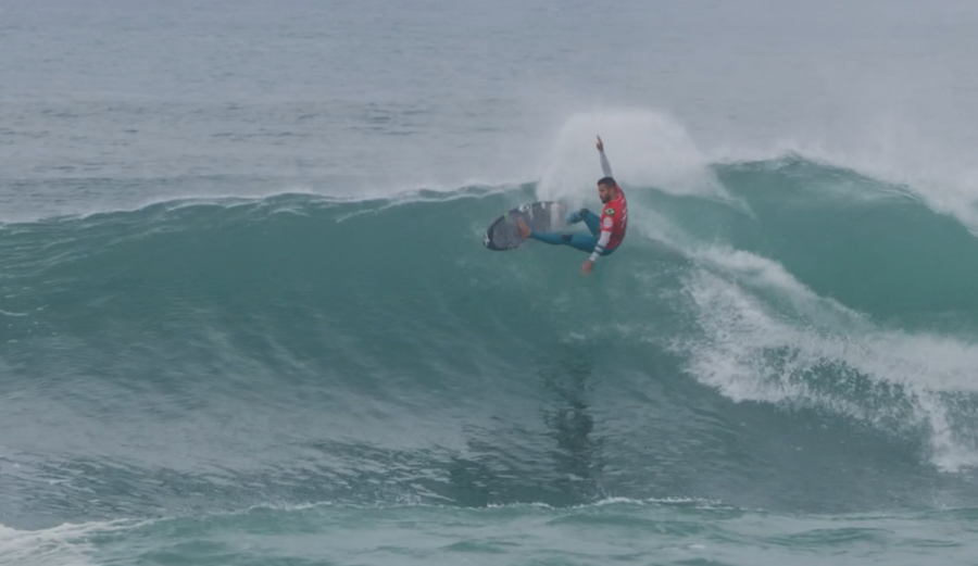 Filipe Toledo ripping the Bells Bowl