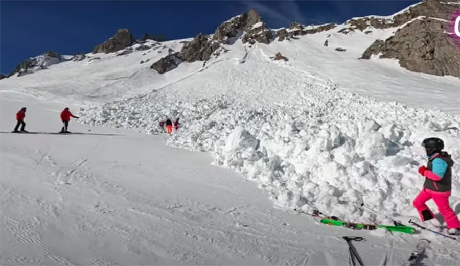 Watch This Family's Close Call With an Inbounds Avalanche