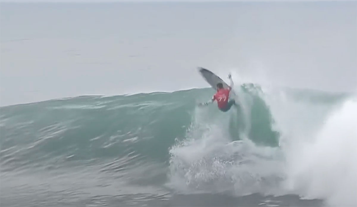 Filipe Toledo surfing at Bells