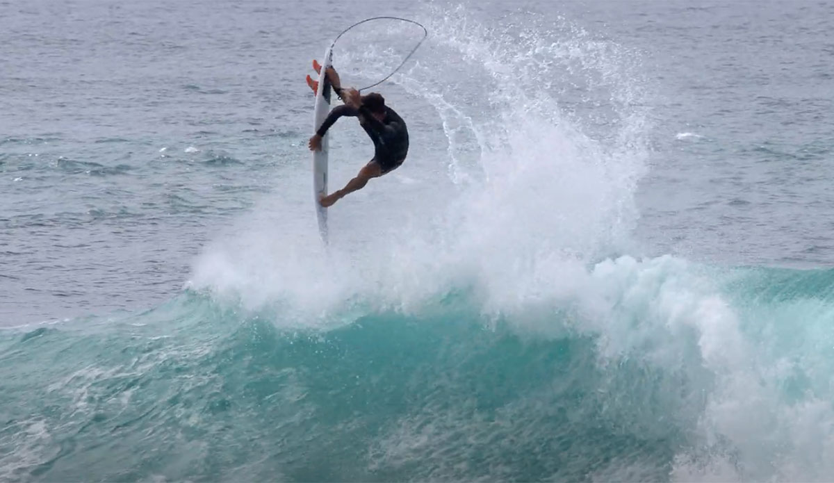 Jack Freestone surfing
