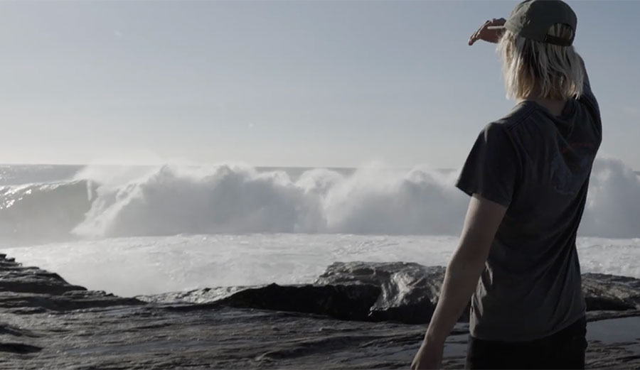 Russell Bierke surfing Cape Solander