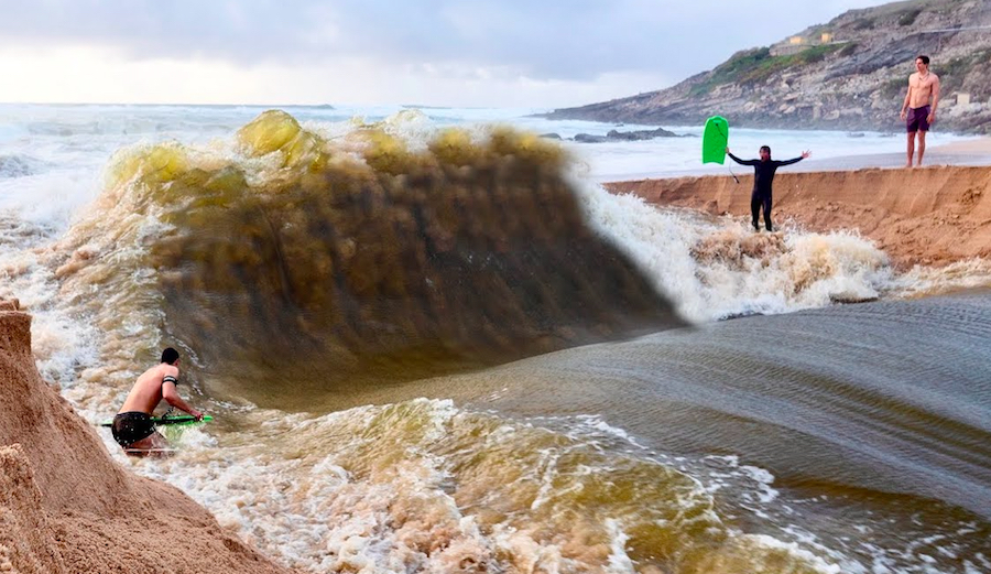 These Guys Created a Massive River Wave and Things Got a Little Out of Hand