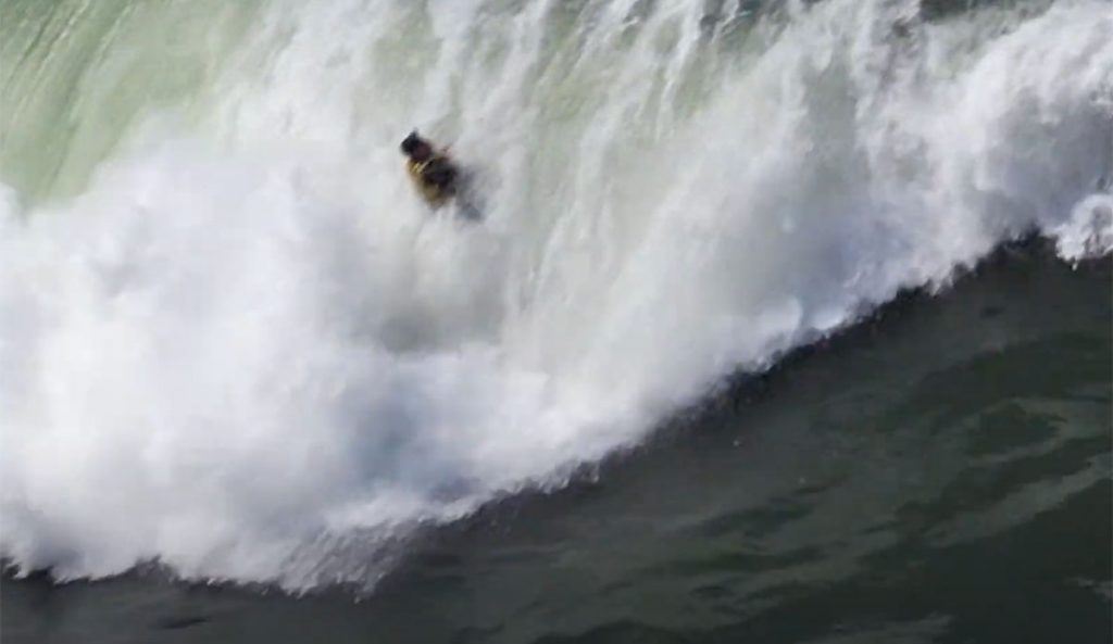 tow surfer at Nazare