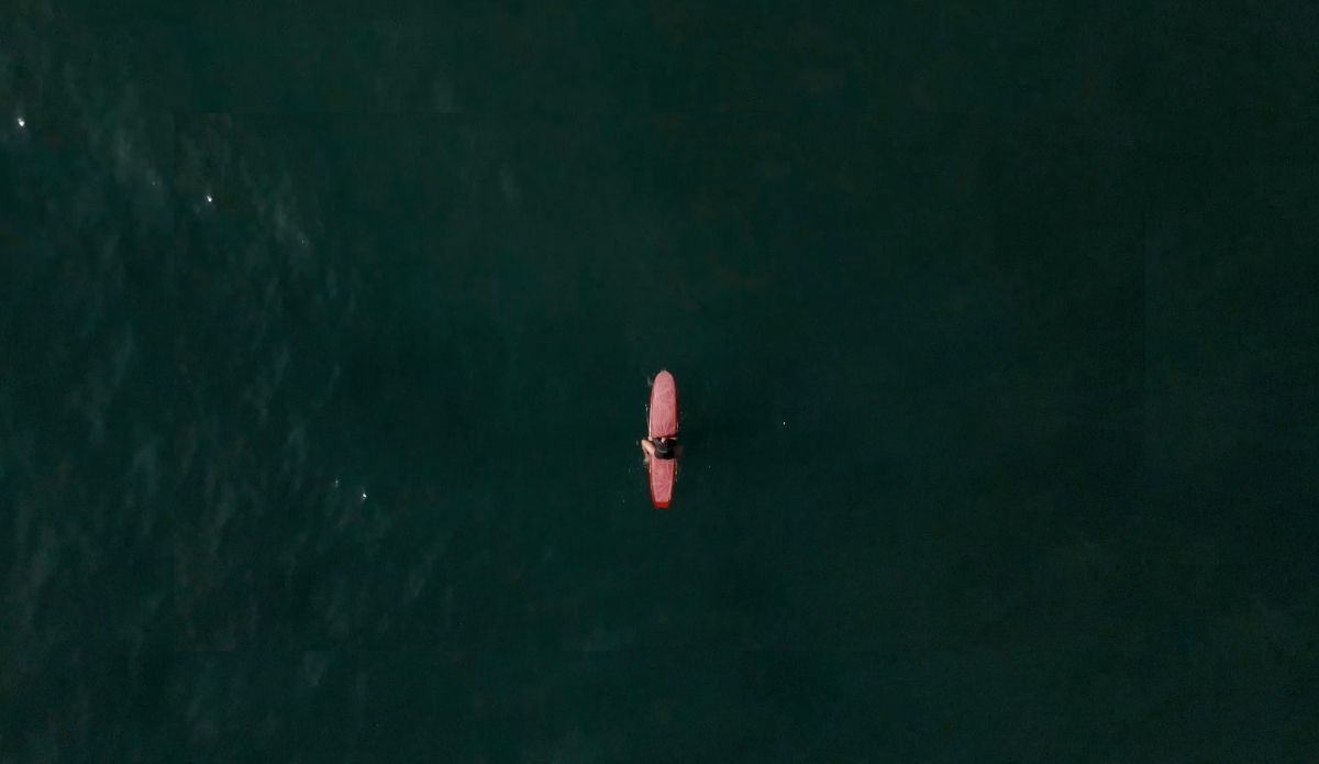 Ming Hui Brown Longboarder Drone Shot