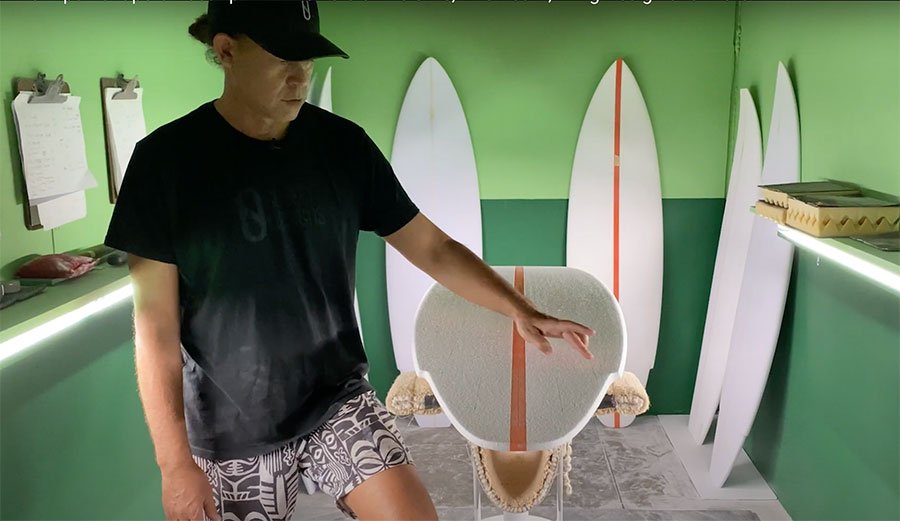 akila aipa shaping surfboards