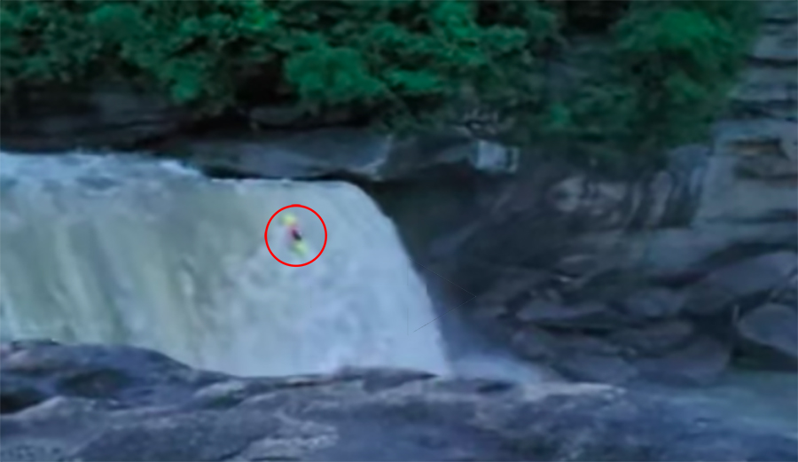 These Kayakers Nailed Their Lines Off This Waterfall But the Tourist Commentary Is the Best