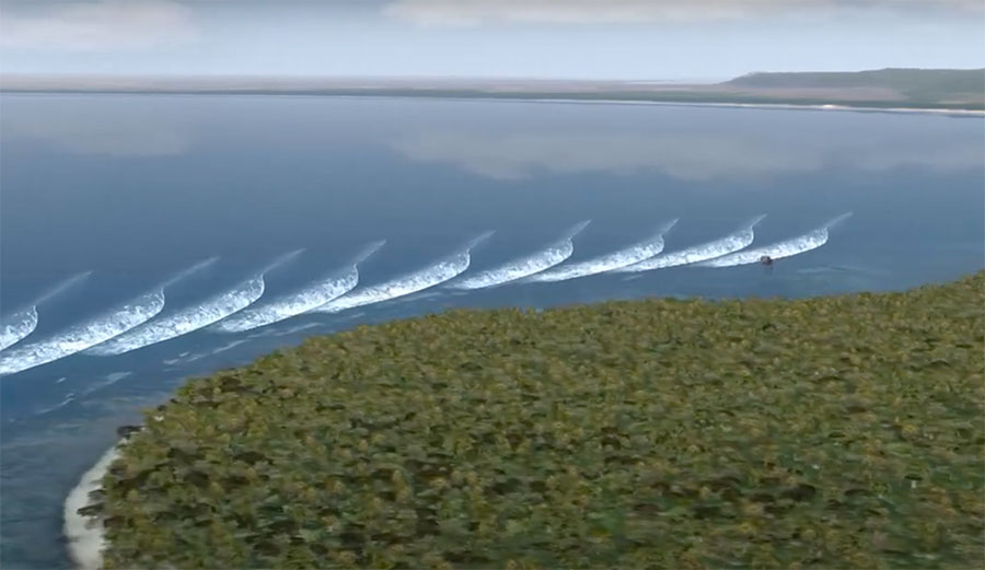 G=-Land perfect wave
