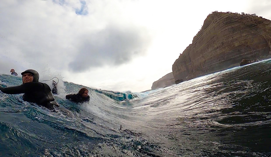 Nathan Florence's Raw POV Footage From Shipstern Bluff Shows Off the Wave's Power