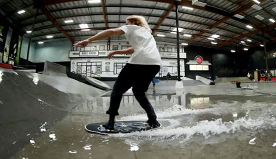 berrics skatepark skimboarding